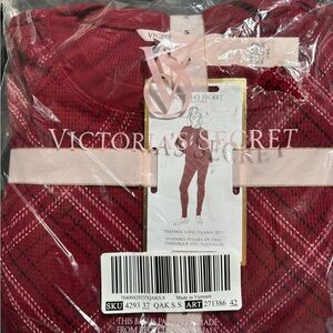 Victoria's Secret Red Plaid Pajama Set